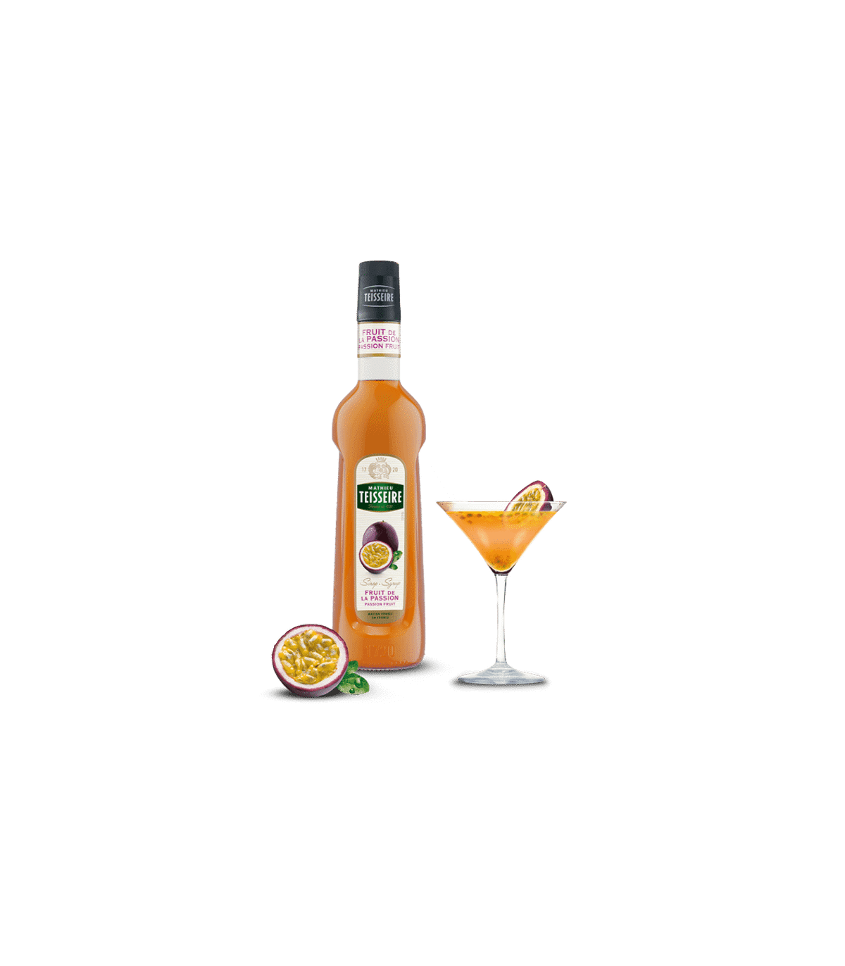 Teisseire سیروپ پشن فروت 700 میلی لیتر تیزر