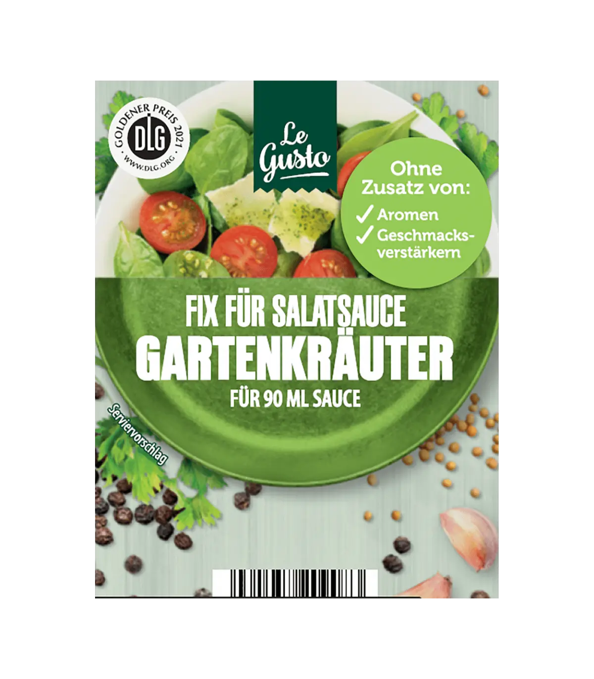 GUSTO ادویه سالاد سبزیجات معطر باغچه ای 8گرم گوستو